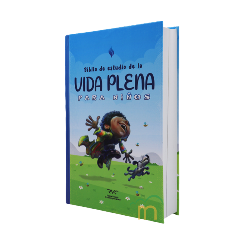 Biblia Reina Valera Contemporánea De Estudio De La Vida Plena Para Niños Tapa Dura