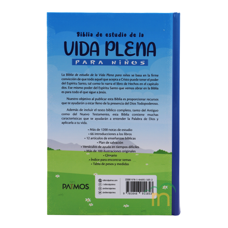 Biblia Reina Valera Contemporánea De Estudio De La Vida Plena Para Niños Tapa Dura