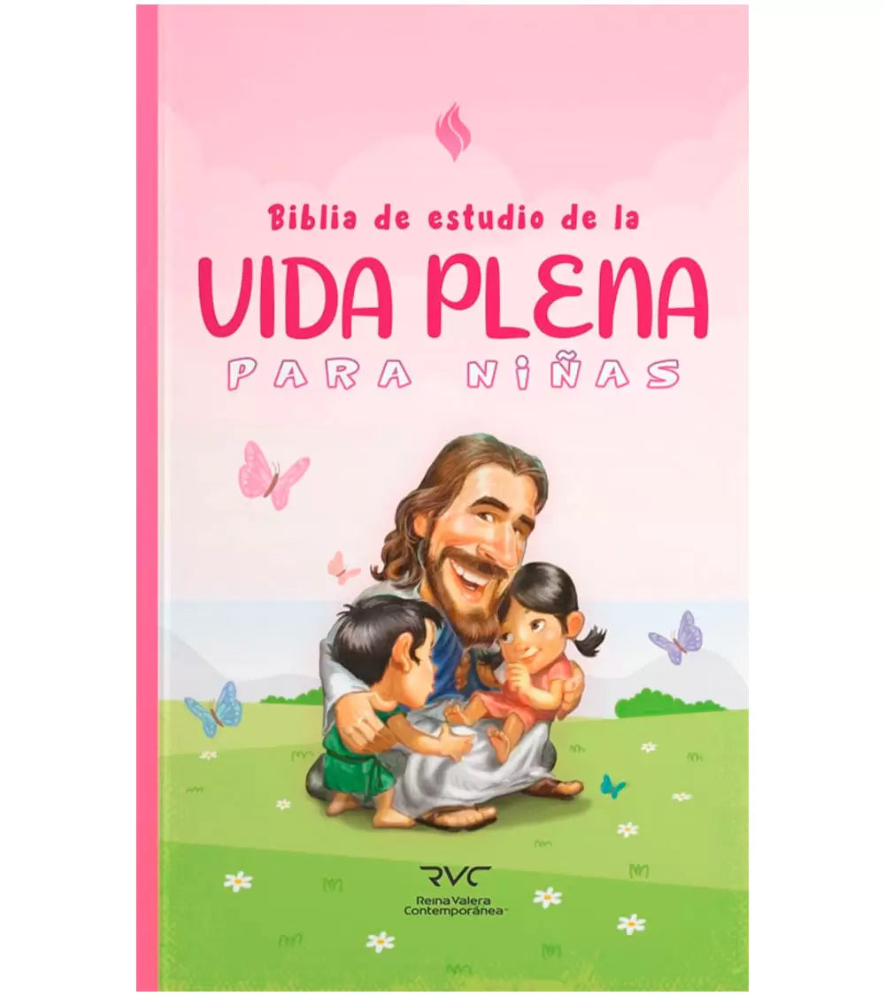 Biblia Reina Valera Contemporánea De Estudio De La Vida Plena Para Niñas Tapa Dura Niños