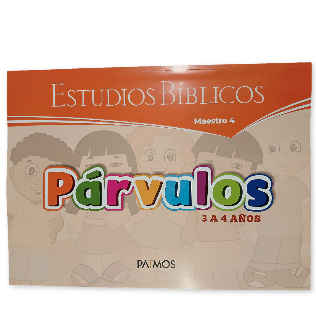 Estudio Bíblico Maestro 4 - Párvulos 3 - 4 Años