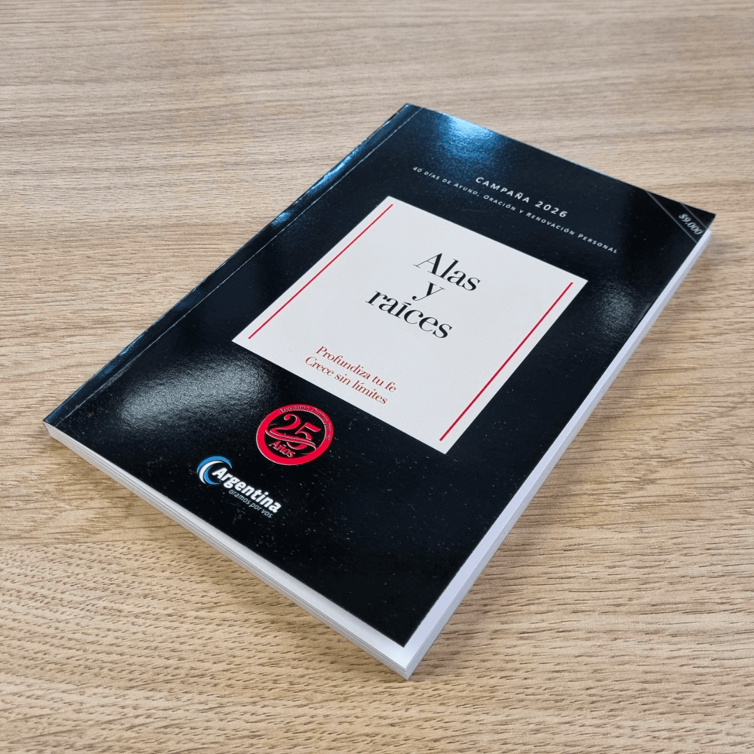 Libro Alas y Raíces 2026 Pack x 25u. - Argentina Oramos por Vos (AOXV)