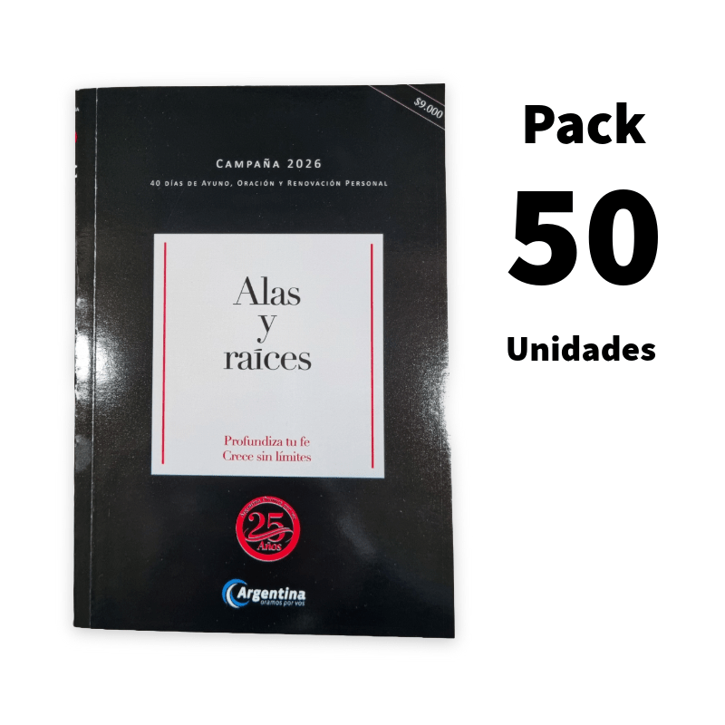 Libro Alas y Raíces 2026 Pack x 50u. - Argentina Oramos por Vos (AOXV)