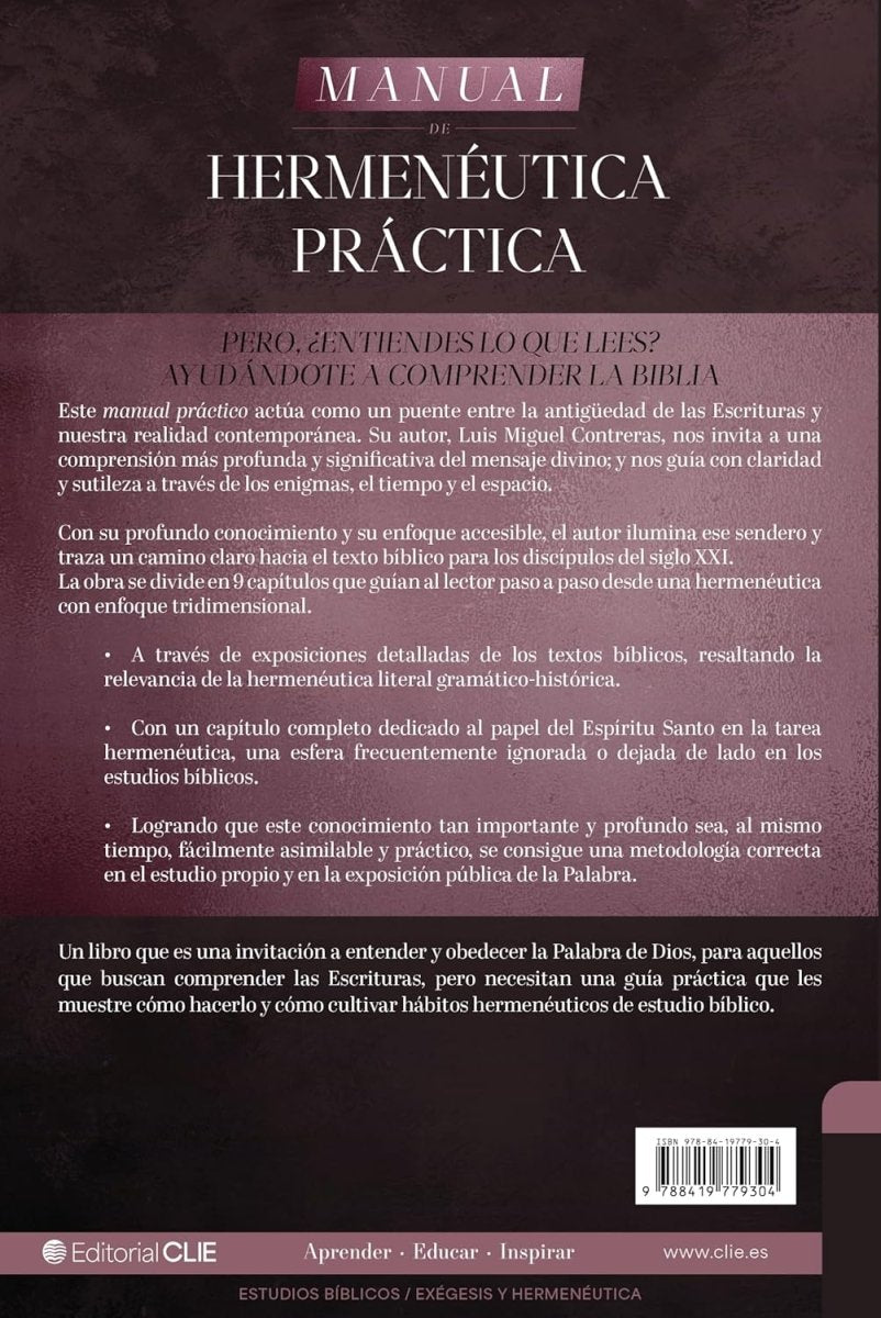 Manual De Hermenéutica Práctica