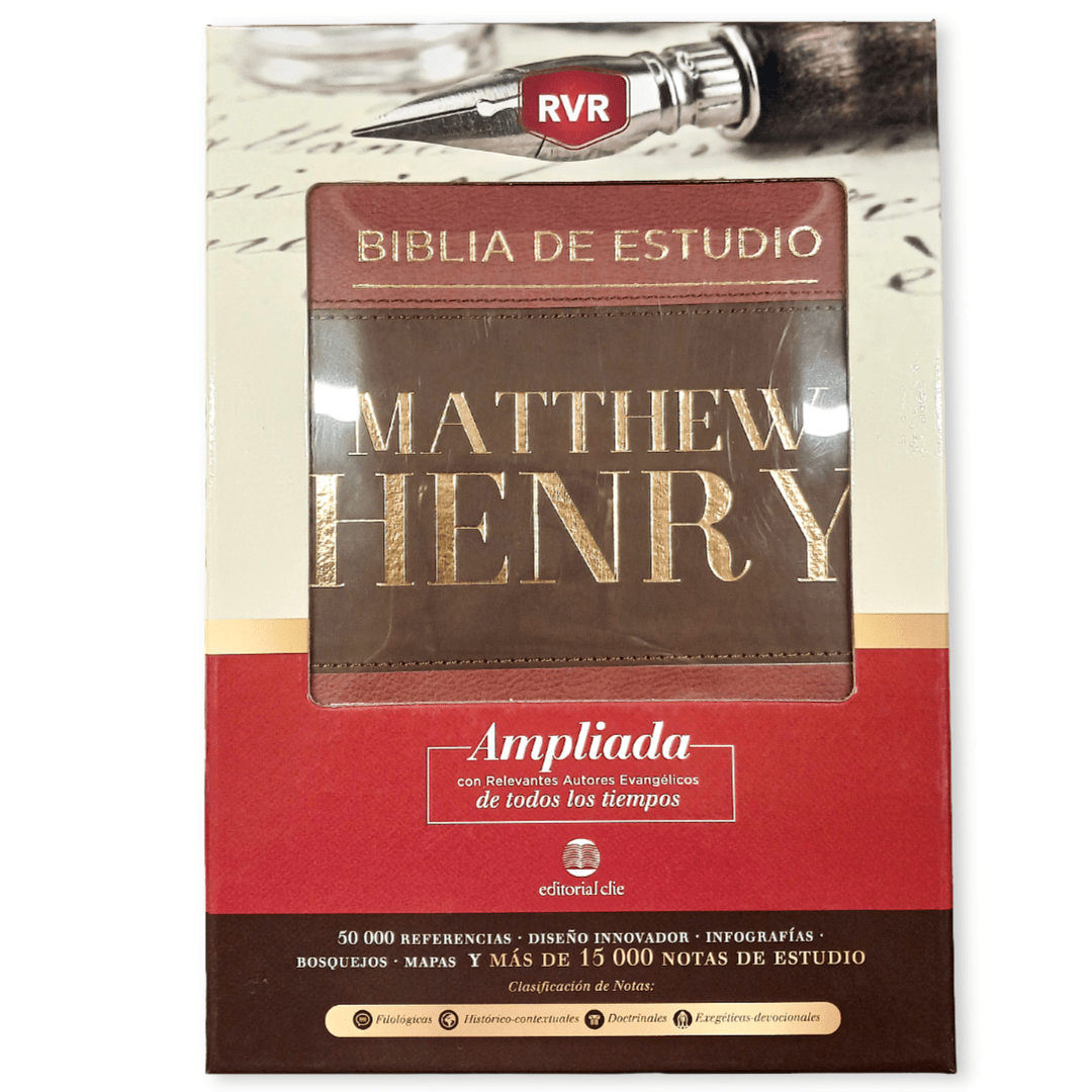 Biblia De Estudio Matthew Henry RVR 1977