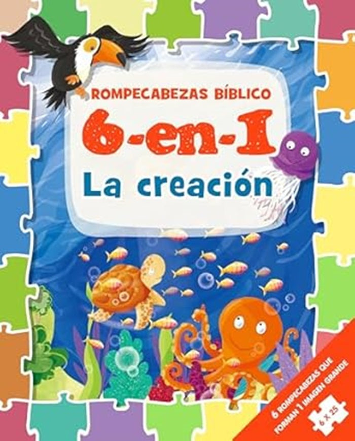 Biblia Rompecabezas 6 en 1 RCB La Creación