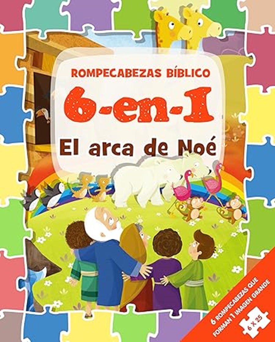 Biblia Rompecabezas para Niños 6 en 1 RCB El Arca de Noe