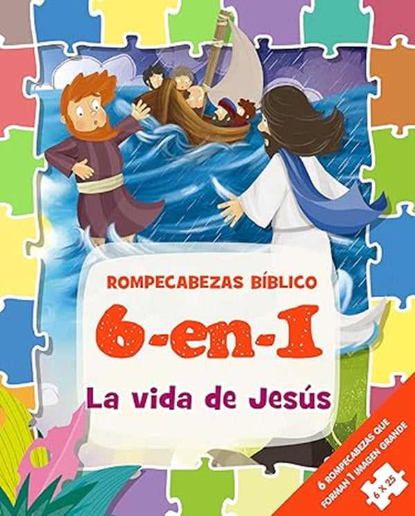 Biblia Rompecabezas de Niños RCB 6 en 1 La Vida de Jesús