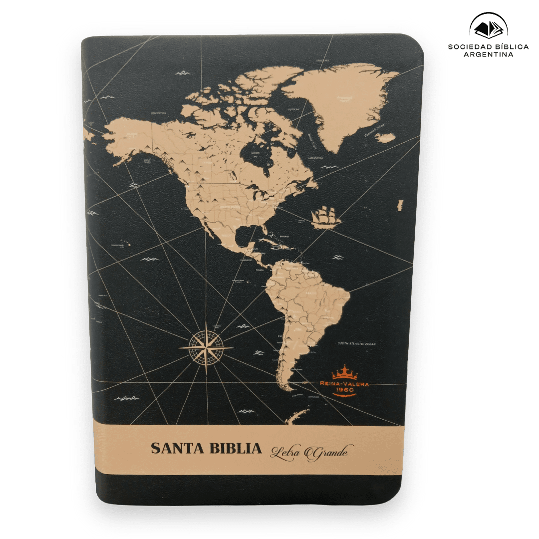 Biblia Reina Valera 1960 Letra Compacta Tapa PU Colores 14 x 21 cm