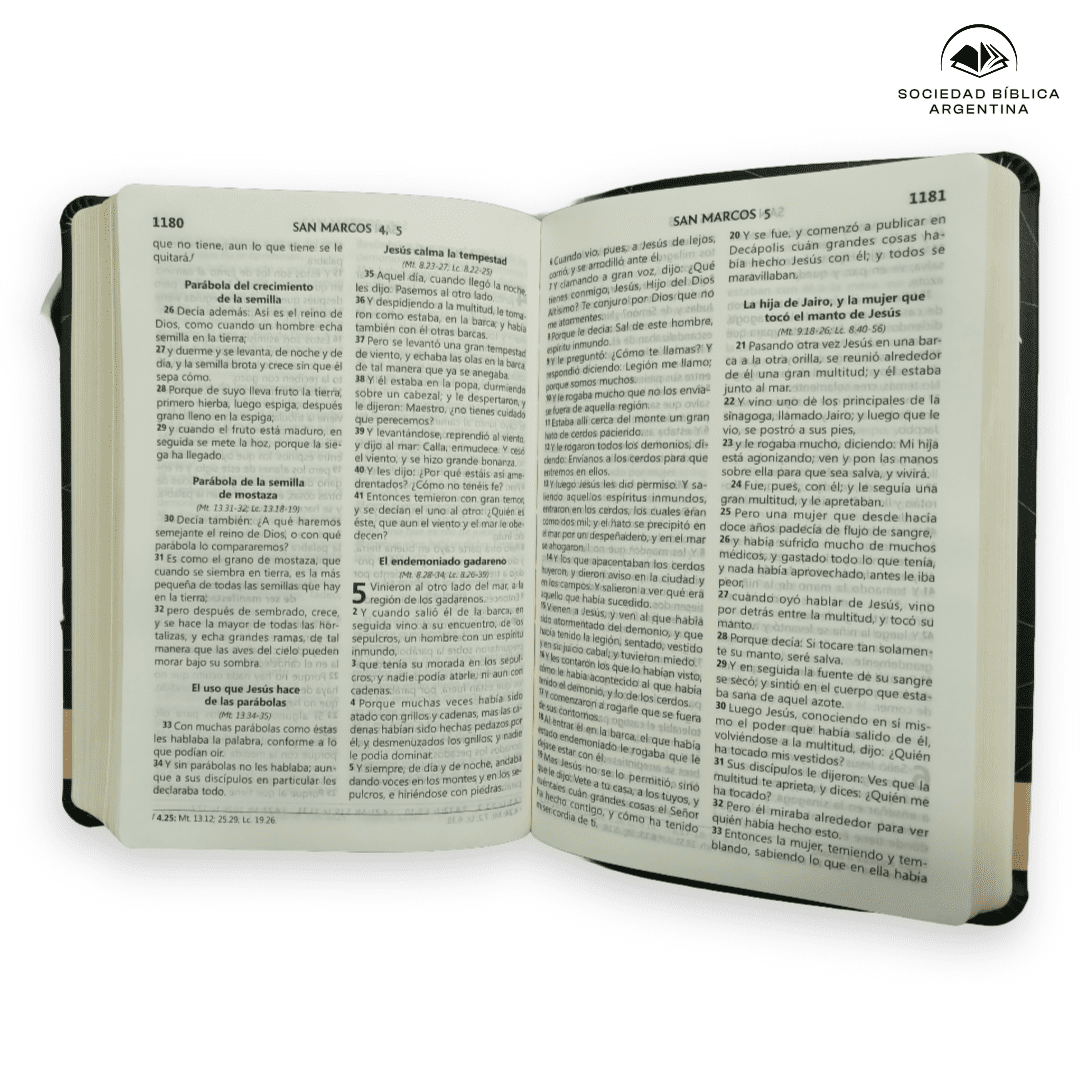 Biblia Reina Valera 1960 Letra Compacta Tapa PU Colores 14 x 21 cm