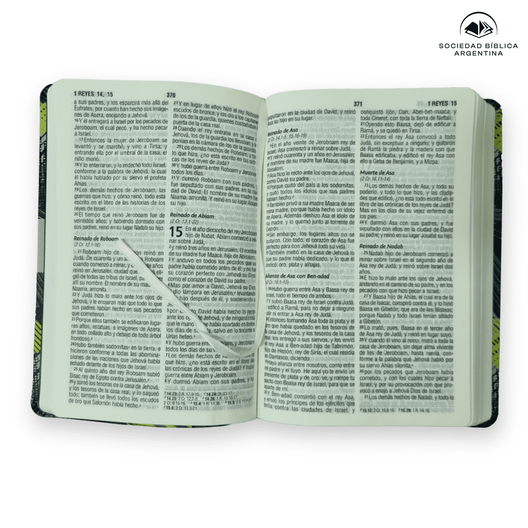 Biblia Reina Valera 1960 Letra Estándar Con Concordancia Tapa PU Colores 14 x 21 cm