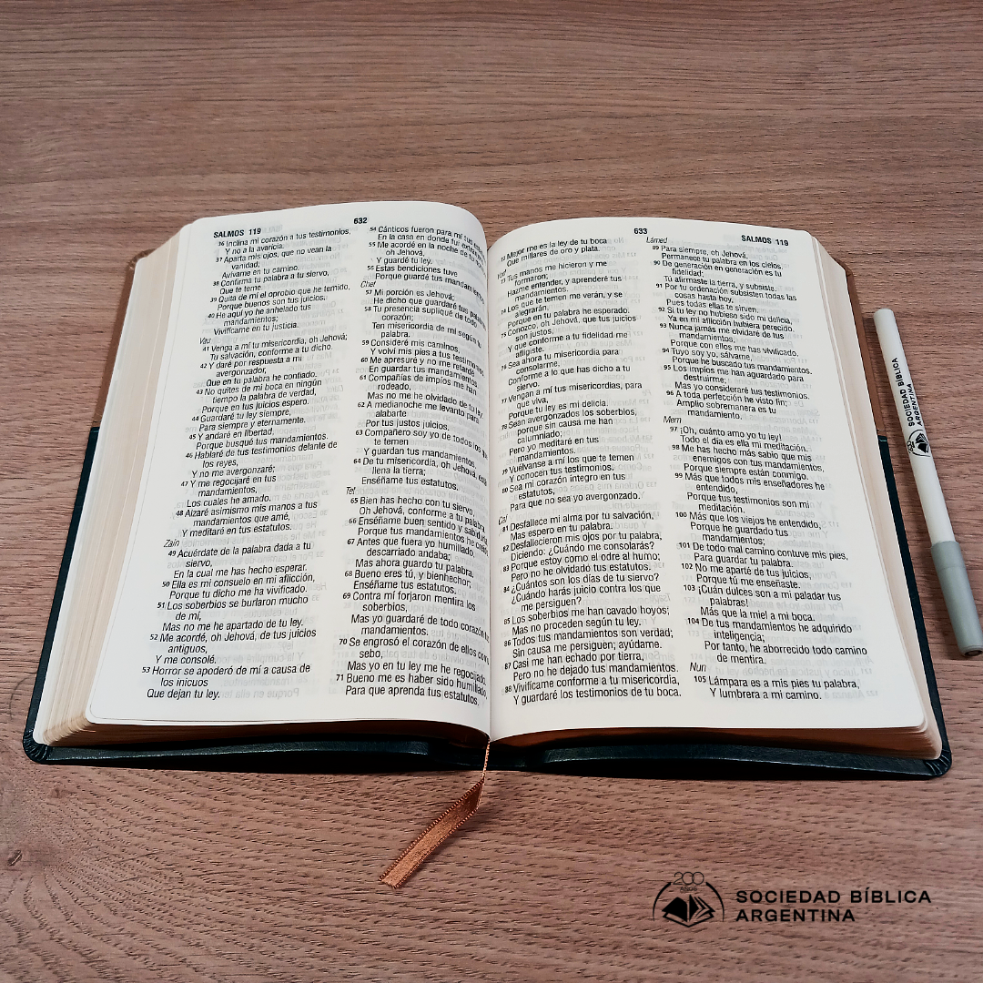 Biblia Reina Valera 1960 – Tapa Imitación Piel Beige y Turquesa, Concordancia, Palabras de Jesús en Rojo, Letra 12 Puntos