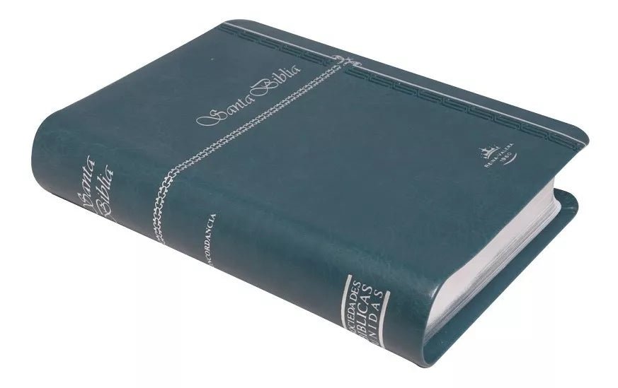 Biblia Reina Valera 1960 Letra Mediana con indice Tiara Gris