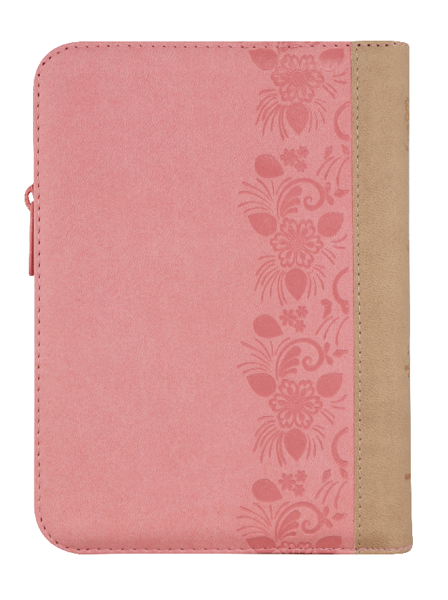 Biblia Reina Valera 1960 Letra Mayor Cierre Rosa Beige Qr