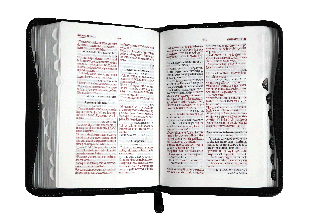 BIBLIA REINA VALERA 1960 026cZTI L 7p 10x14 CONCORDANCIA PJR TAPA PU NEGRA INDICE