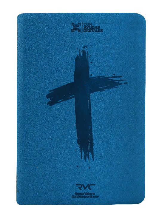 Biblia Reina Valera Contemporánea Concordancia 14X21Cm Letra Mediana 10 Puntos Agua Marina