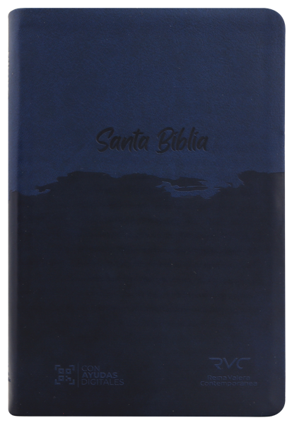 Biblia Reina Valera Contemporánea Concordancia Estandar 14X21Cm Letra Mediana 10 Puntos Azul