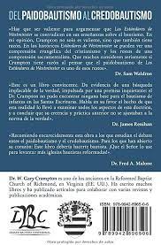 Del Paidobautismo al Credobautismo Crampton W. Gary Oracion Publicaciones