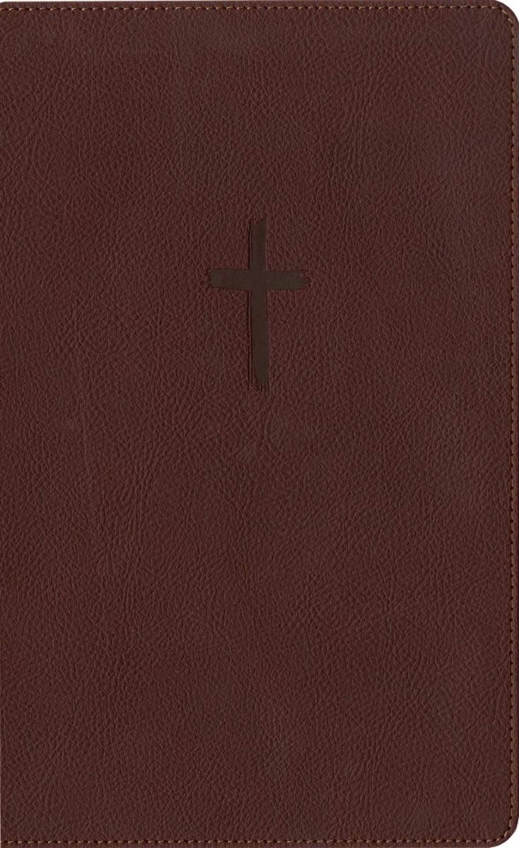 Biblia Nueva Traducción Viviente – Tapa Imitación Piel Café, Letra 9.5pt, 17x24 cm