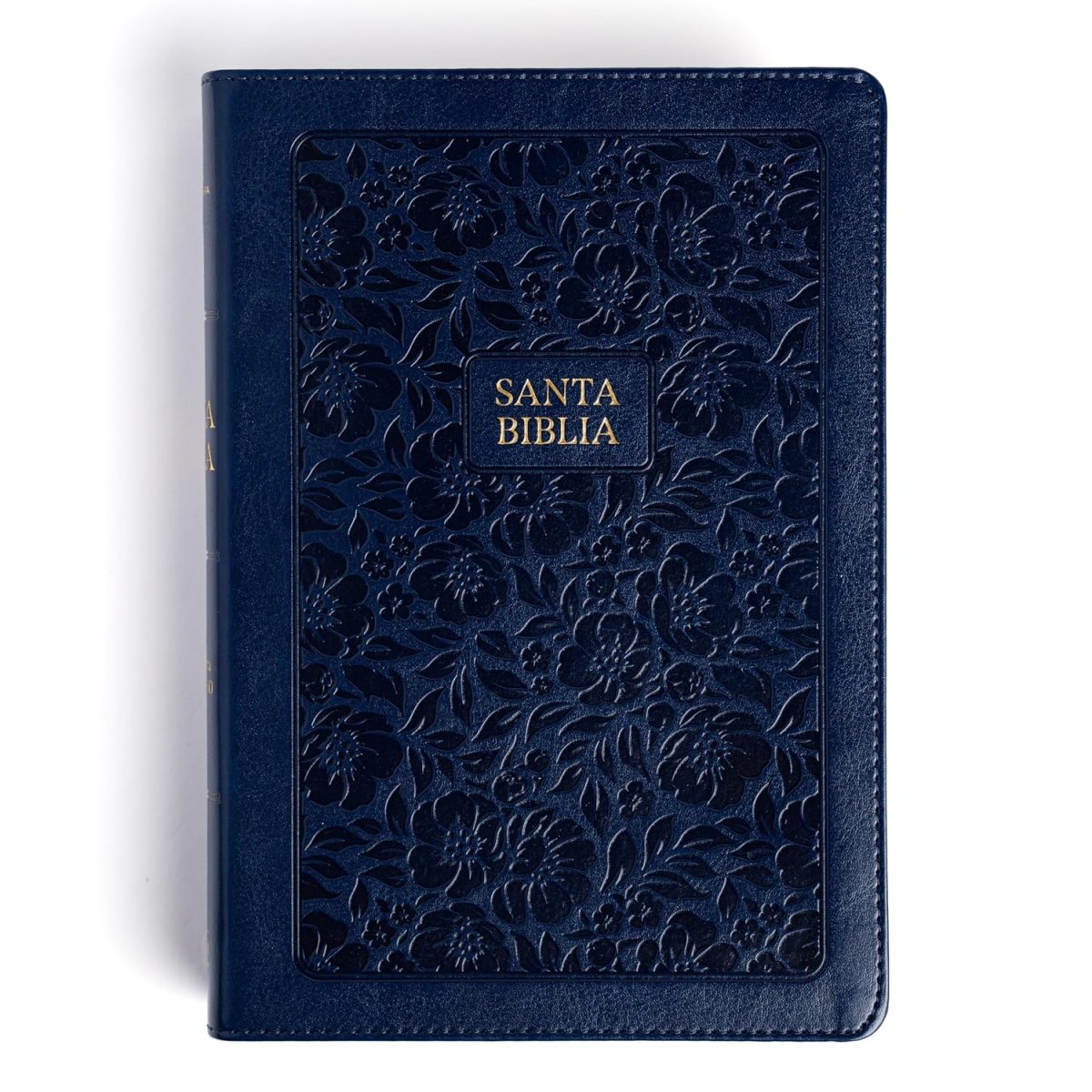 Biblia Reina-Valera 1960, Letra 12 Pt, 13,5×20, Tapa PU, Azul Marino