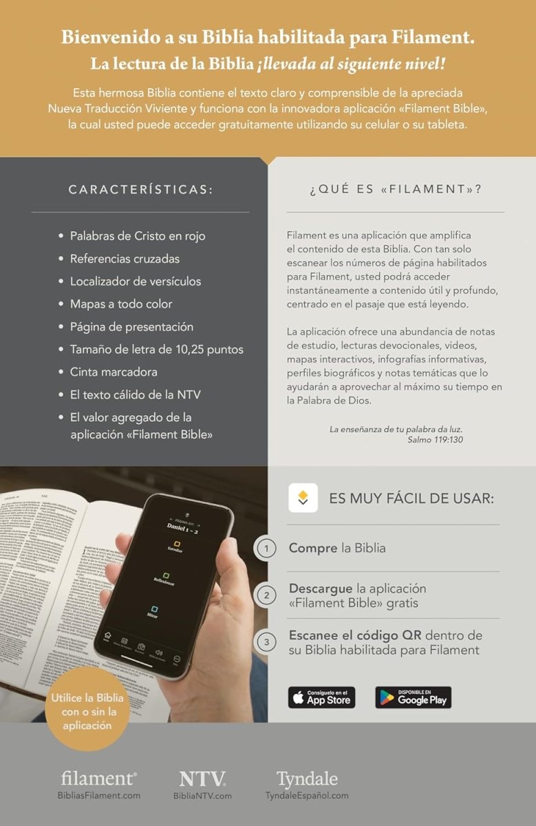 Biblia Nueva Traducción Viviente (NTV) Ultrafina, Letra 10 Pt, 16,5×24, Índice, Palabras De Jesús En Rojo, Tapa PU, Azul