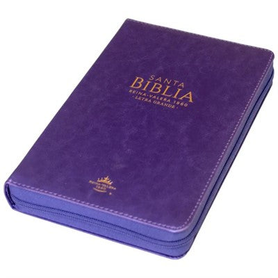 Biblia Reina Valera 1960 Czti Lg Pjr Clásica Lila