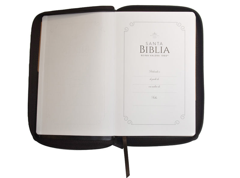 Biblia Reina Valera 1960 Cz Lg Pjr Clásica Bitono Café/Café