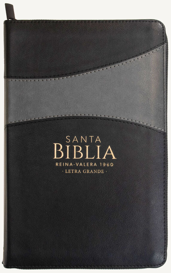 Biblia Reina Valera 1960 Letra Grande Cierre Ind PJR Negro
