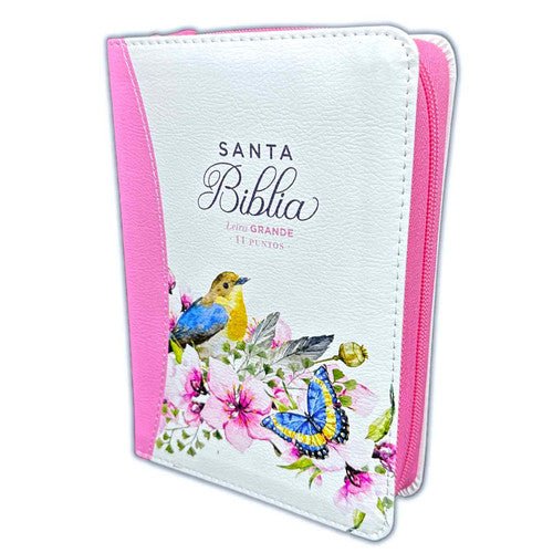Biblia Reina Valera 1960 Letra Mayor Cierre PJR Rosa