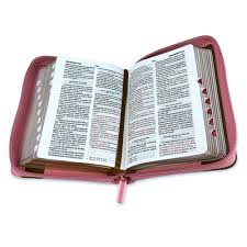 Biblia Reina Valera 1960 025 Concordancia Cierre indice Elegante Rosa - Café