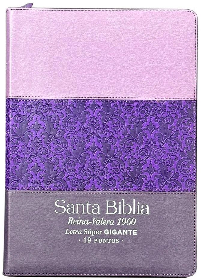 Reina Valera 1960 095Czti Lspgi 19P 18X26 Pjr Tricolorlila/Morado/Negro