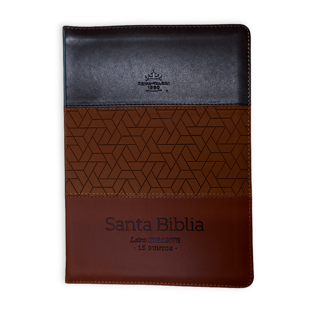 Biblia Reina Valera 1960 – 085 – Con Concordancia – Letra 15 pts – 17x25 cm – Cierre con Índice – Marrón/Café