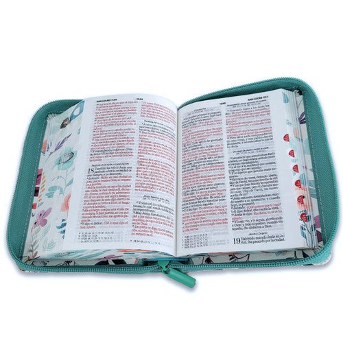 Biblia RVR60 025czti PJR CP jardín turquesa