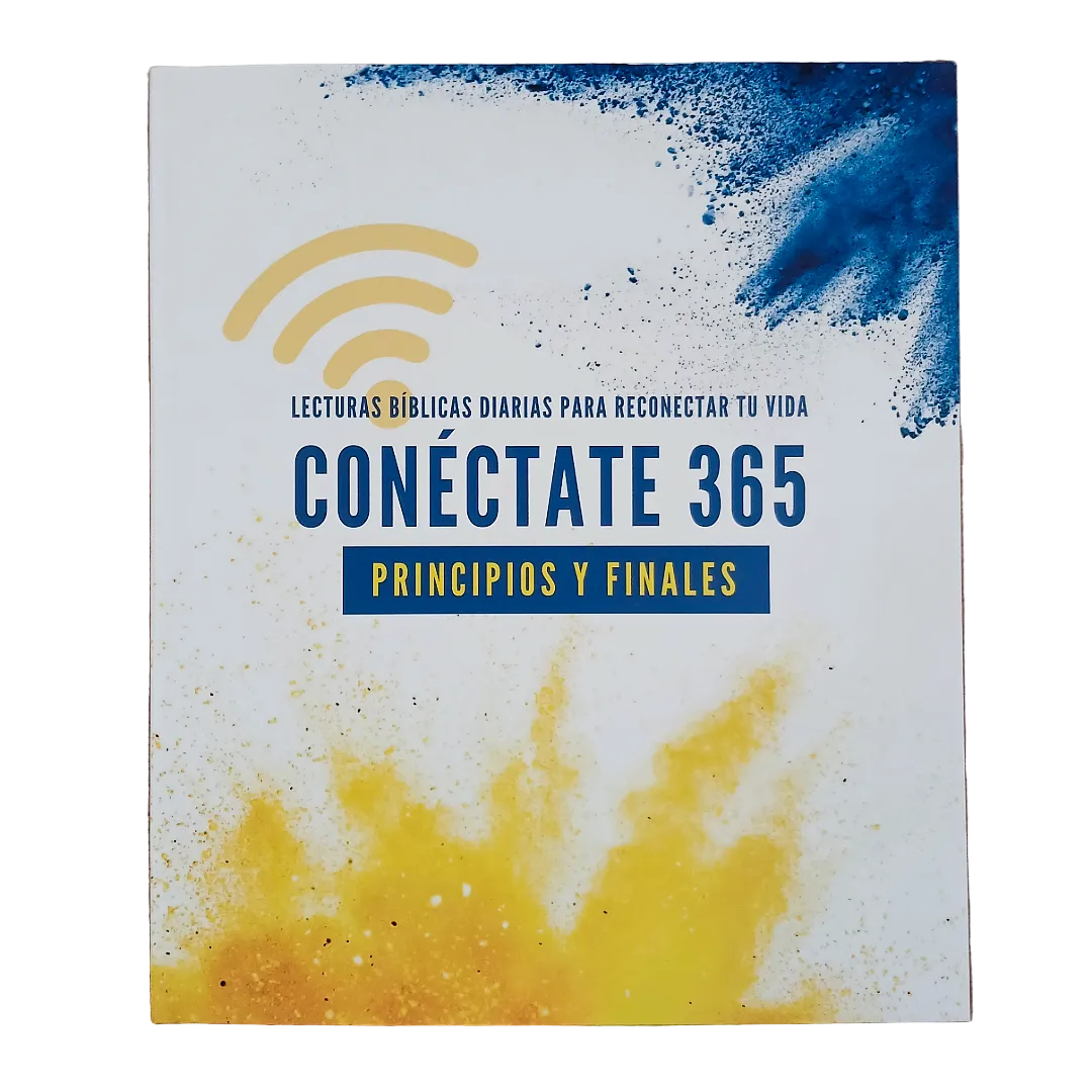 Biblia Conéctate 365 Devocional Reina Valera Contemporánea Blanco – Tapa Blanda, Letra 9 Puntos