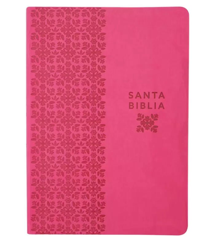 Biblia Reina Valera 1960 · Edición Super · Tapa fucsia
