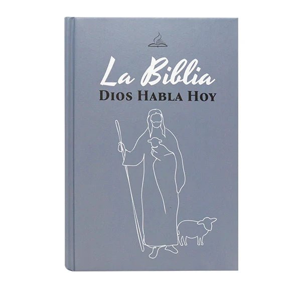 Biblia Dios Habla Hoy – Tapa Dura Gris Azulado, 12 x 17 cm, Letra 9 Puntos