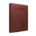 Biblia Dios Habla Hoy – 086DK – Letra 15 pts Gigante – 19,5x25 cm – Deuterocanónicos - Cierre – Tapa PU Marrón