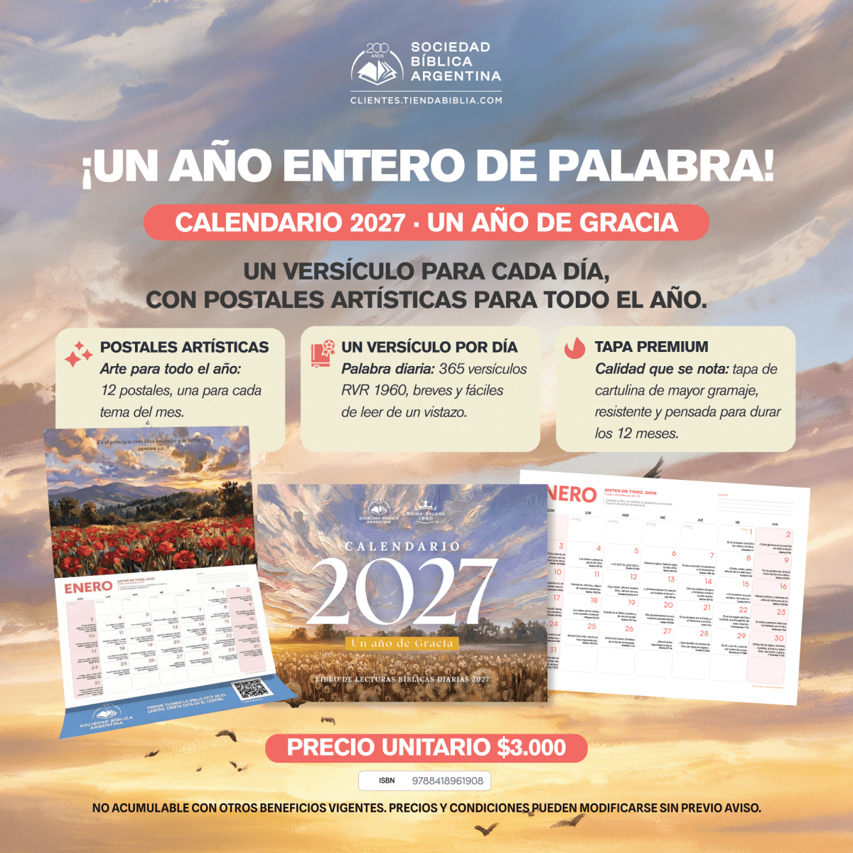 Calendario 2027 - UN AÑO DE GRACIA