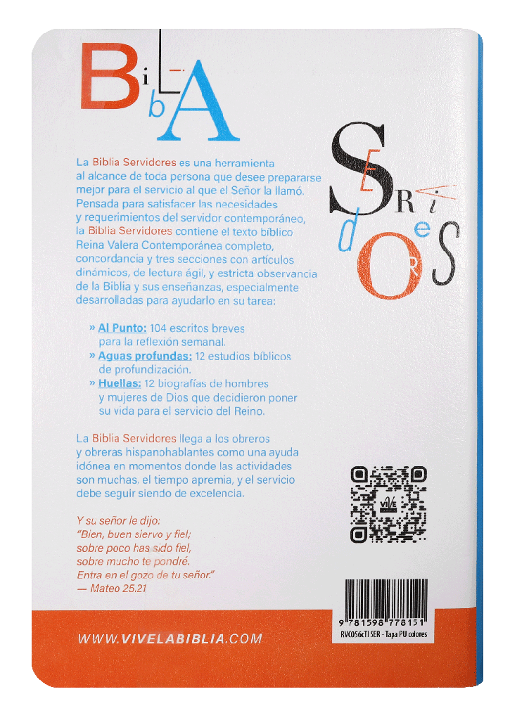 Biblia Servidores Reina Valera Contemporánea Indice Imi Piel