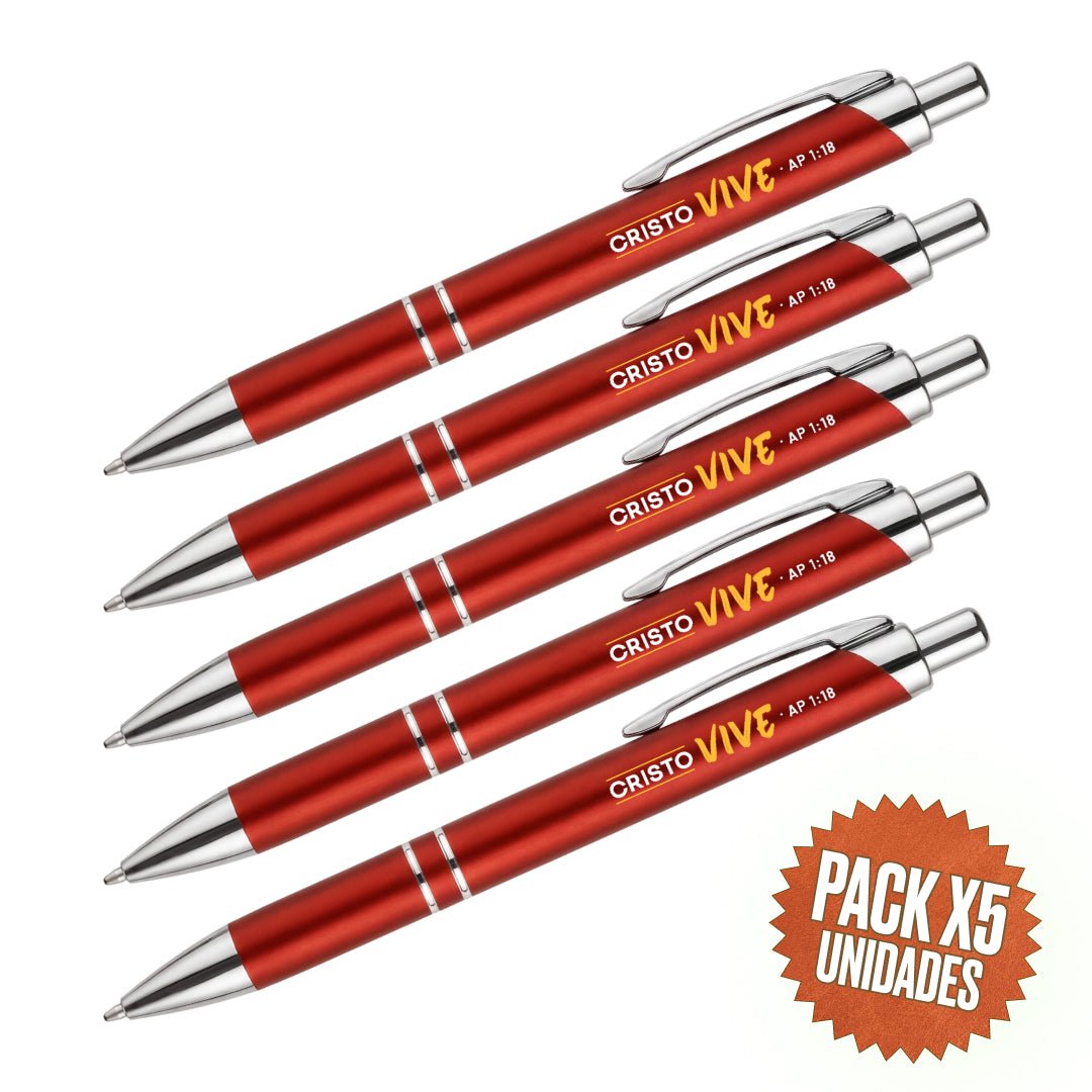 Birome Línea Regalo - Cristo Vive (Pack x 5u.)