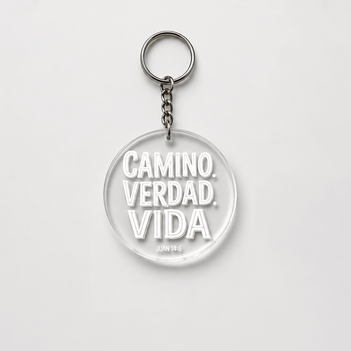 Llavero Circular - Camino, Verdad, Vida