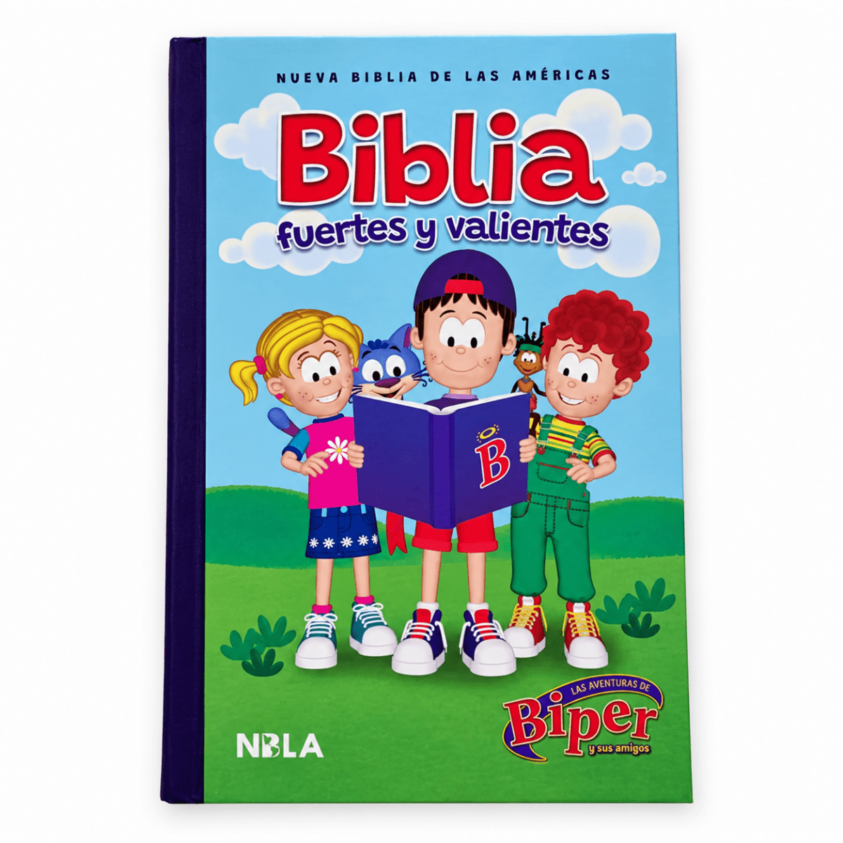 Biblia Biper y sus amigos Nueva Biblia de las Américas – Tapa Dura, Ilustrada, 14 x 22 cm, Letra 9 Puntos