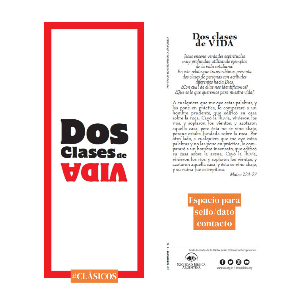 Seleccion Dos clases de vida X1000