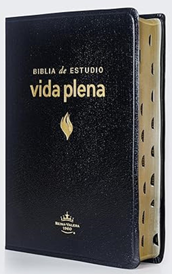 Biblia Reina Valera 1960 Vida Plena Imit Negro Indice