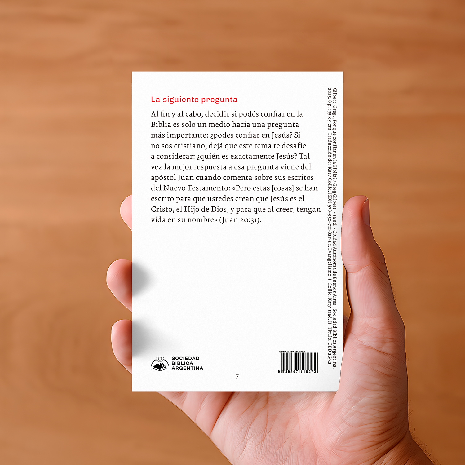 ¿Por qué confiar en la Biblia? (Pack 20 un.)