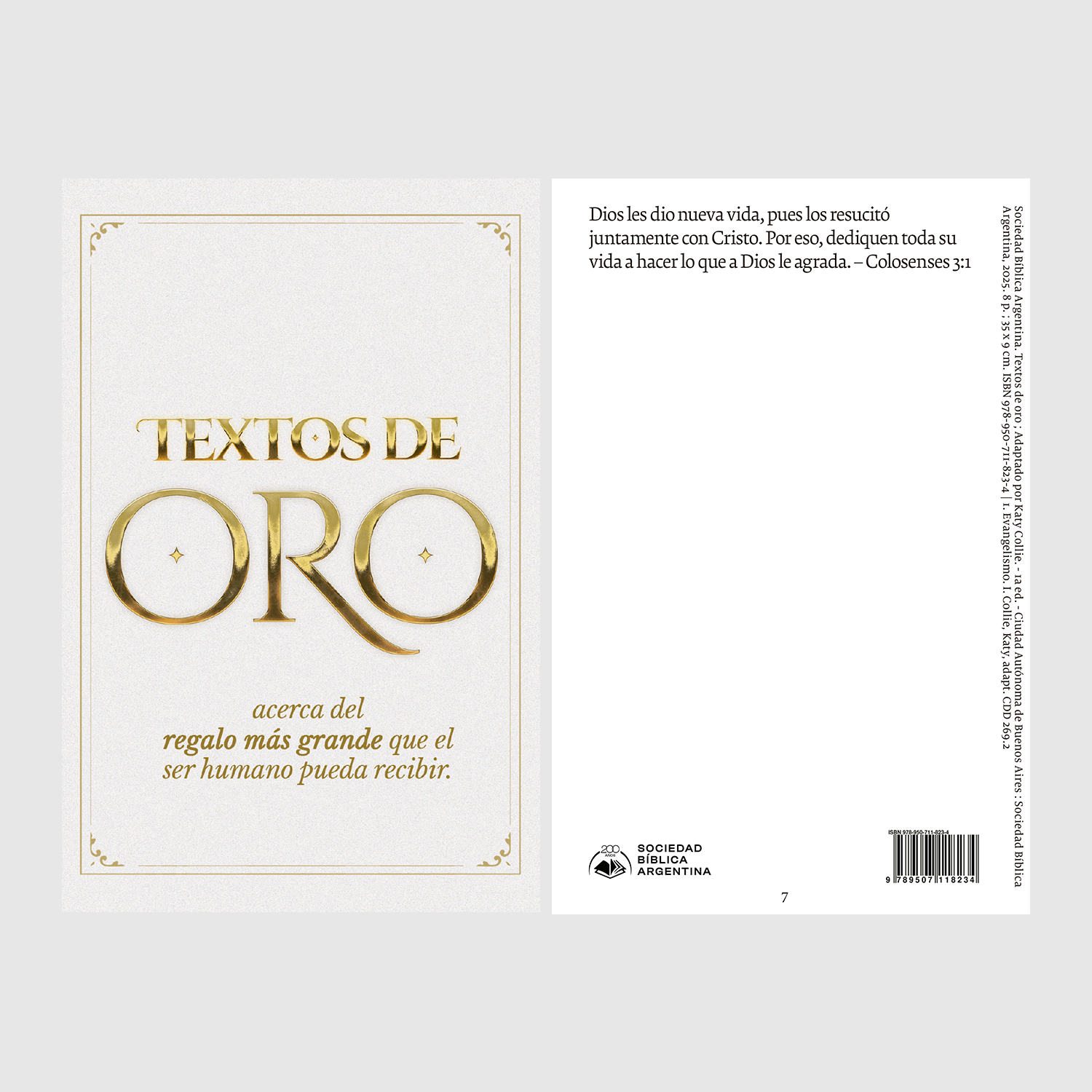 Textos de oro (Pack 60 un.)