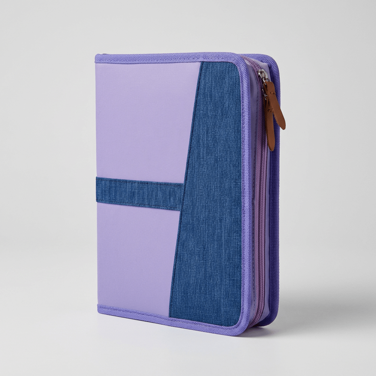 Funda para Biblia Tamaño Gigante - Dos Tonos Lila/Azul