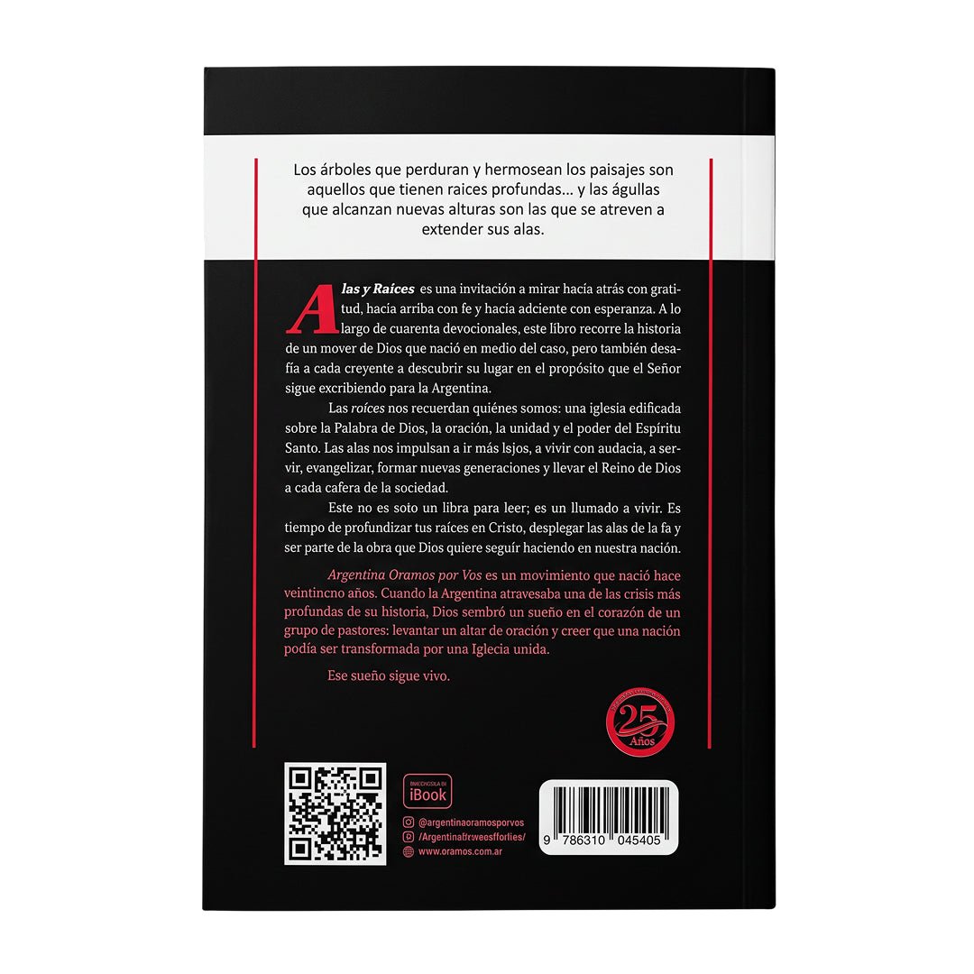 Libro Alas y Raíces 2026 Pack x 150u. - Argentina Oramos por Vos (AOXV)