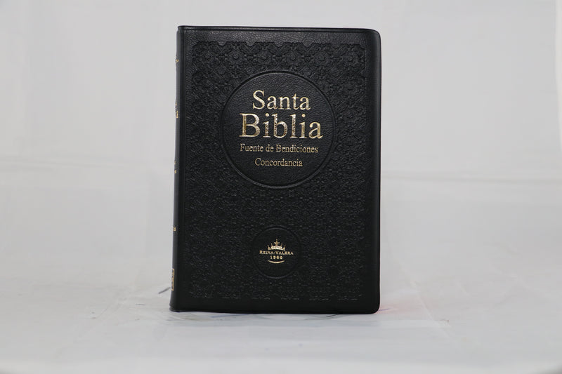 Biblia Mediana Fuente De Bendiciones Negro Reina Valera 1960