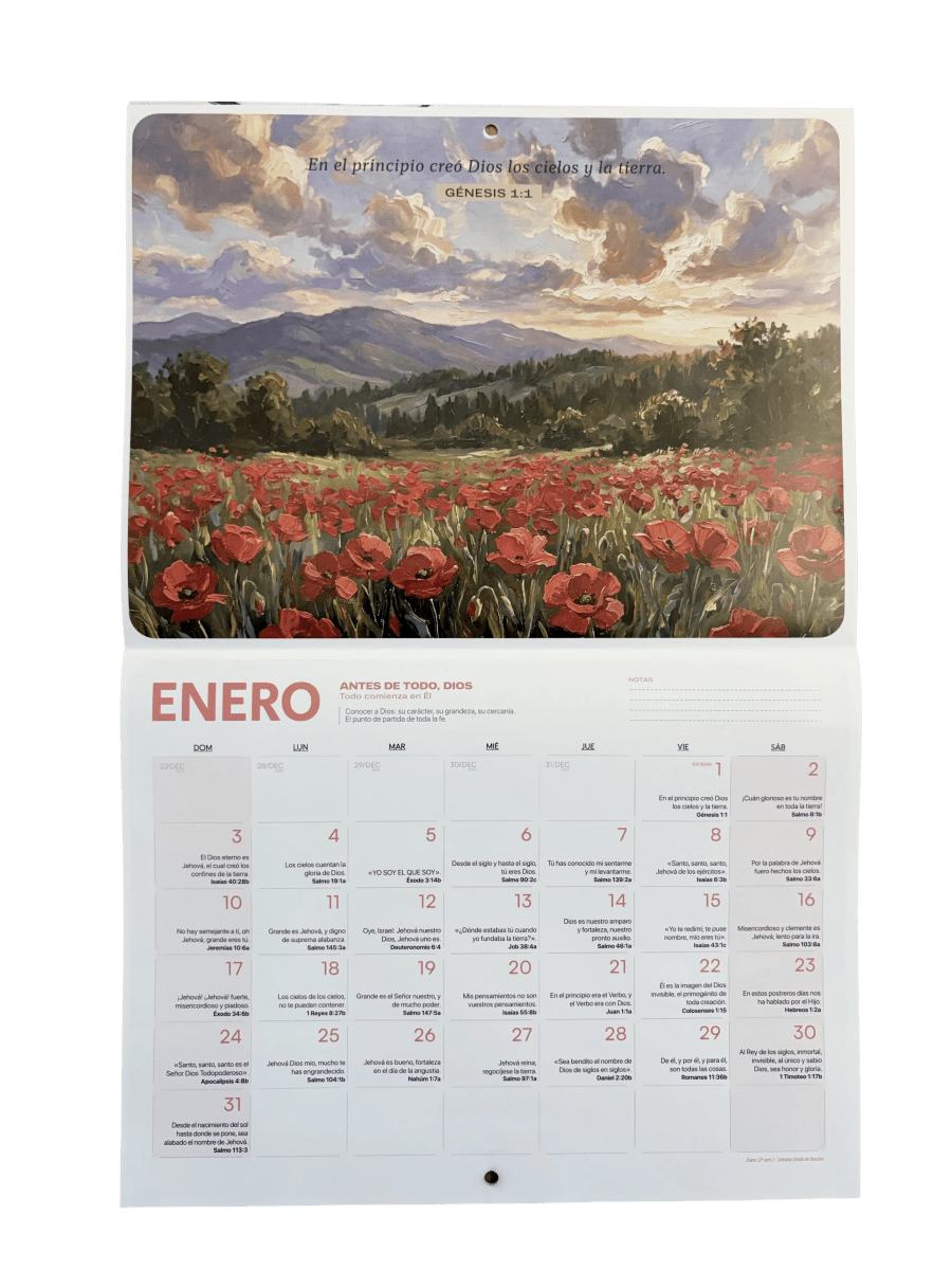 Calendario 2027 - UN AÑO DE GRACIA