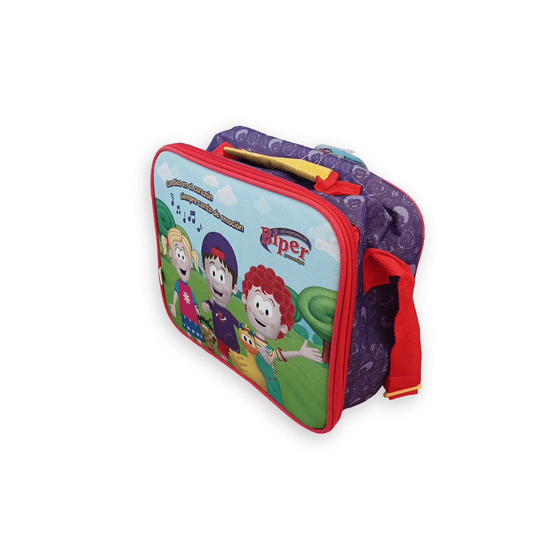 Lonchera Infantil Biper “Con Dios en el Corazón Siempre Canto de Emoción”